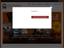 Tablet Screenshot of evolvedpub.com